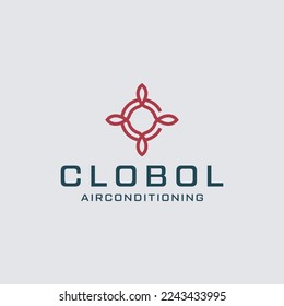 Circle Abstraktes Corporate Vektorlogo-Design