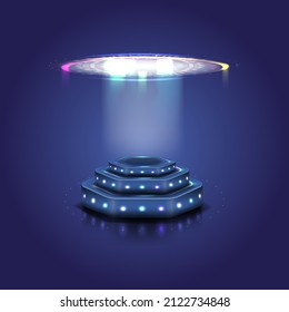 Circle abstraktes digitales UI futuristisches HUD