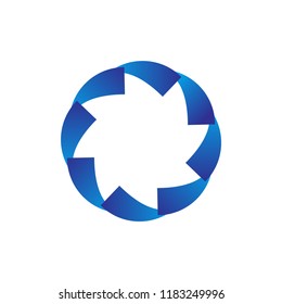 circle abstract geometric logo