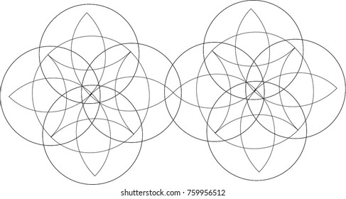 Circle Abstract Geometric Pattern