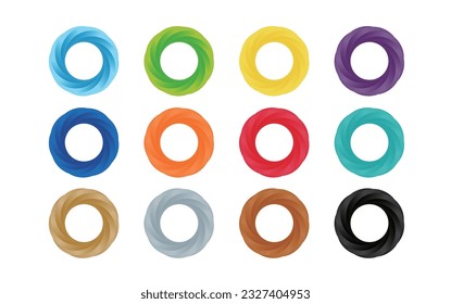 Circle Abstract Illustration, gradient, vector