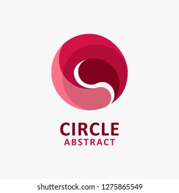 Circle abstract logo design