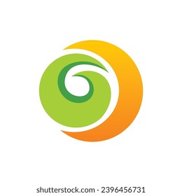 circle abstract logo design element