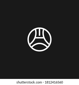 Circle Abstract logo icon template design Vector illustration