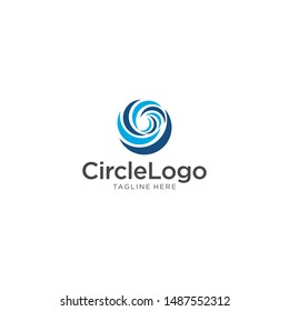 circle abstract logo icon vector template