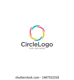 circle abstract logo icon vector template