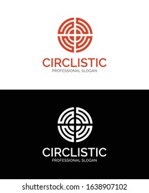 circle abstract logo icon vector template