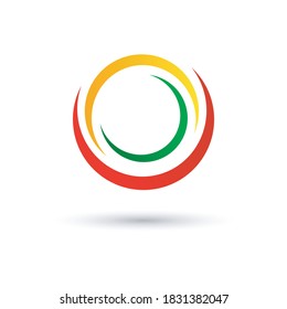 Circle abstract logo icon vector template