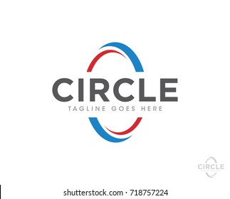 circle abstract logo icon vector template