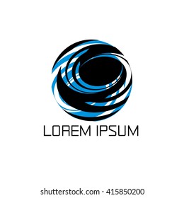 Circle Abstract logo template for branding and design