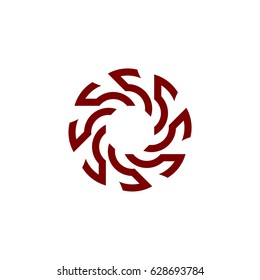 Circle Abstract Logo Template Illustration Design. Vector EPS 10.
