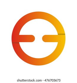 Circle abstract logo vector