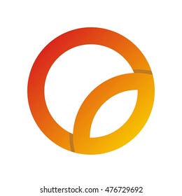 Circle abstract logo vector