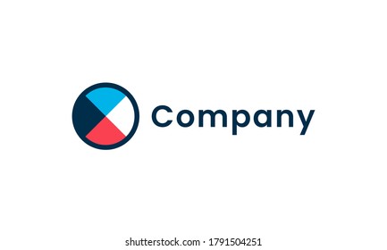 circle abstract modern vector design concept. Suitable as a logo that represents technology, advanced, developed, intelligence.