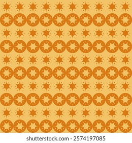 Circle Abstract Orange Geometric Pattern Modern Shapes Background