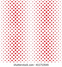 Circle Abstract Pattern. Modern Halftone Dots Seamless Pattern.