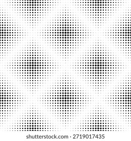 Kreis abstraktes Muster.gepunktete Nahtlose Überlagerung .Halbton, Vektorhintergrund.Polka-Punkte
