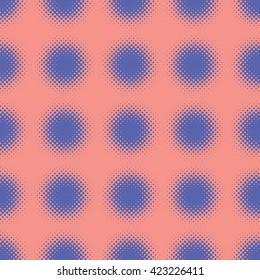 Circle abstract seamless pattern for wallpaper, textile, surface textures.