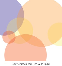 circle abstract transparant geometric background