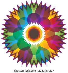 Circle abstract vector banners. Flat geometric shapes of different colors with Memphis design style. Template ready for use in web or print design.
