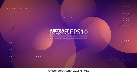 Circle abstract violet lavender purple with lines gradient background. simple pattern for display product ad website template wallpaper poster. Eps10 vector
