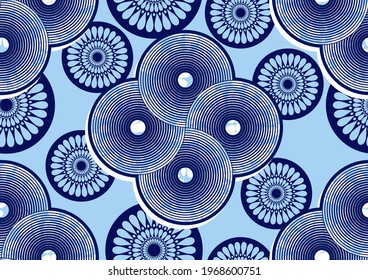 circle african seamless pattern, picture art and abstract background.