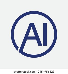 Circle AI Letter Logo Design Service