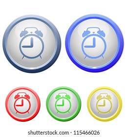circle alarm icon