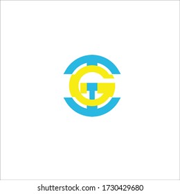 Kreis mit dem Alphabet-Logo vektor
