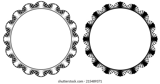 CIRCLE ANTIQUE FRAME