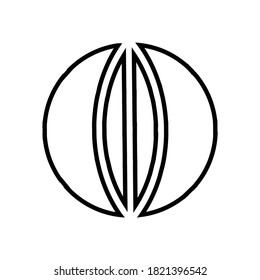 Circle App Icon Design Vector