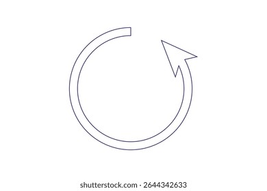 CÍRCULO Seta ícone preto .círculo setas. ícone de seta circular, atualizar, recarregar.