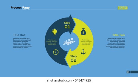 Circle Arrow Diagram Slide Template