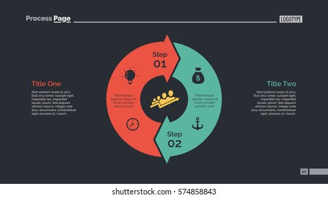 Circle Arrow Diagram Slide Template