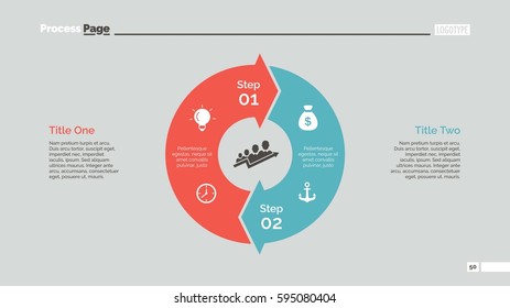 Circle Arrow Diagram Slide Template