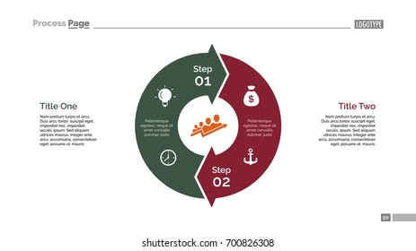 Circle Arrow Diagram Slide Template