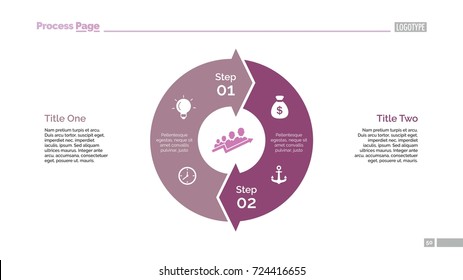 Circle Arrow Diagram Slide Template