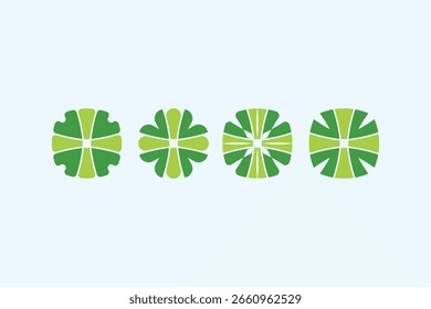 Seta circular inspiração de design de logotipo financeiro.