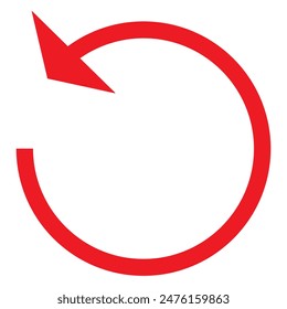  Circle arrow icon. Cycle, resumption , repeat concept. Vector illustration