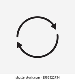 circle arrow icon design vector illustration