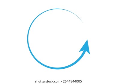 Circle arrow icon graphic design