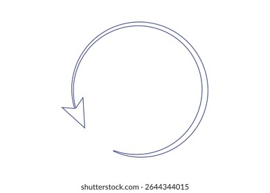 Circle arrow icon graphic design