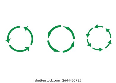 ícone de seta circular isolado no plano de fundo branco.