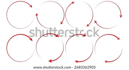 circle arrow icon isolated Circle Arrow icon set vector illustration, refresh, reload, Set of circle arrows rotating, different circular arrows of black color isolated, recycle sign, Arrow clock wise 