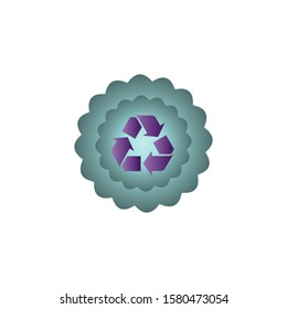 circle arrow icon logo design