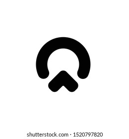 Circle Arrow Icon Logo Vector Illustration