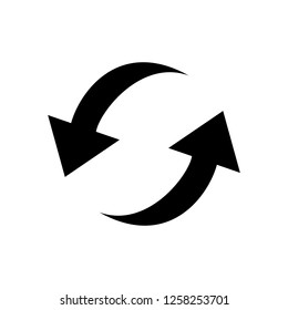 Circle arrow icon related to refresh, reload or repeat