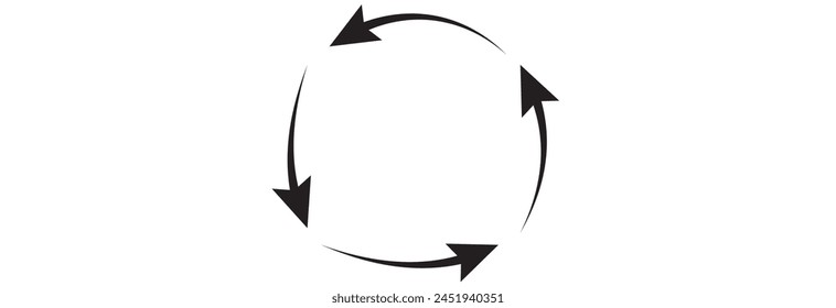 circle arrow icon set. circular arrow icon, refresh, reload design eps 10