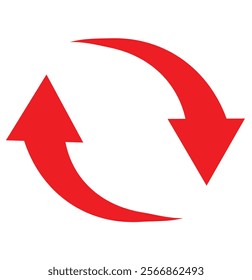 Circle arrow icon set. concept of reload, refresh, loading, recycle and repeat arrow. eps 10