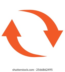 Circle arrow icon set. concept of reload, refresh, loading, recycle and repeat arrow. eps 10